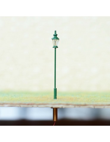 2 x HO scale model railroad antique street light LED lamppost path lamp #S0108BG
